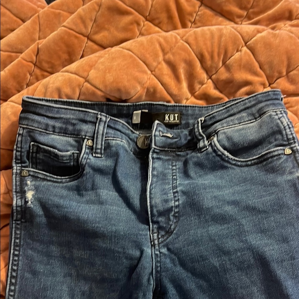 Kut from the Kloth High Rise Blue Jeans